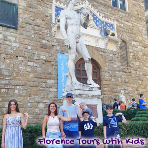 In front of Palazzo Vecchio