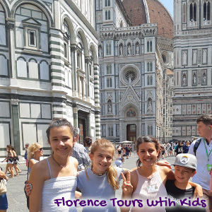 In front of the Duomo of Florence